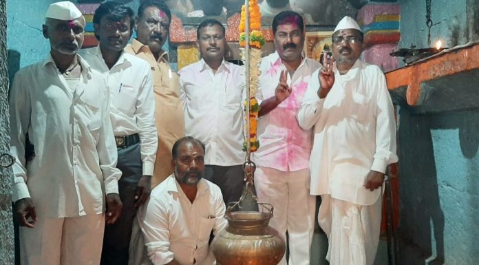 कळस ग्रांमपंचायत निवडणूकीत राष्ट्रवादी कॅांग्रेस पुरस्कृत श्री हरणेश्वर ग्रामविकास पॅनलचा दणदणीत विजय.