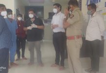 तहसीलदार पोलीस अधिकारी पथकाची भिगवण खासगी कोवीड सेंटरला भेट; भेट देत रुग्णाच्या सुविधा बाबत घेतली माहिती