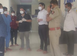तहसीलदार पोलीस अधिकारी पथकाची भिगवण खासगी कोवीड सेंटरला भेट; भेट देत रुग्णाच्या सुविधा बाबत घेतली माहिती
