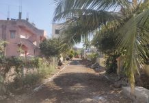 अतिक्रमनाच्या वादामुळे रस्त्याचे काम थांबविण्याची वेळ ;आदर्श गाव तक्रारवाडी येथील प्रकार