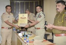 भिगवण पोलीस ठाण्याचे सिंघम पोलीस अधिकारी दिलीप पवार यांना बहिर्जी नाईक पुरस्काराने सन्मानित