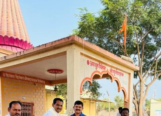 निंबोडी येथे 50 लाख रुपयांच्या विकास कामाचे भूमिपूजन ; नवनिर्वाचित सरपंच संतोष सोनवणे यांचा विकासाचा चौकार