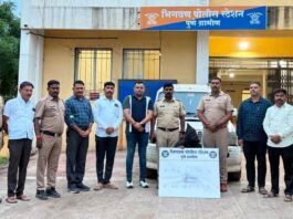 भिगवण पोलिसांची धडक कारवाई: गावठी पिस्तूल अन् स्कॉर्पिओसह ५.४० लाखांचा मुद्देमाल जप्त; आरोपीस बेड्या!